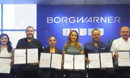 Firman convenio de colaboración el DIF Saltillo y la empresa Borgwarner