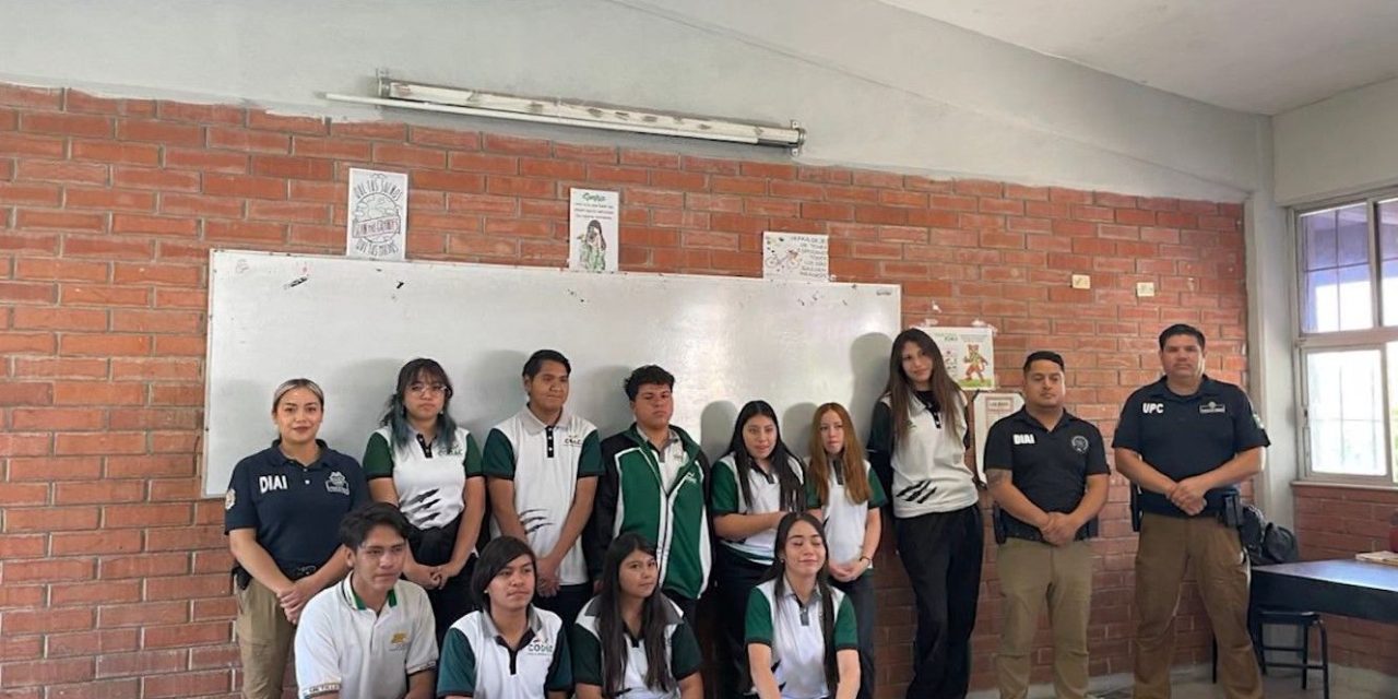 Imparte Comisaría a estudiantes pláticas preventivas de delitos virtuales