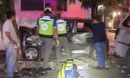Hombre manda a 4 personas al hospital tras impactarlos en el centro de Saltillo