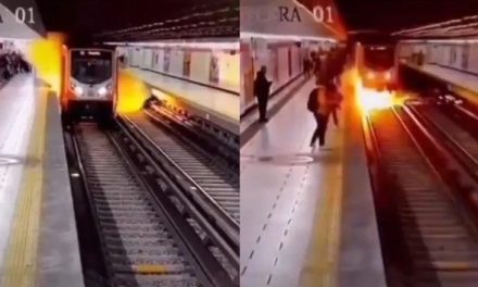 Una sombrilla ocasiona una ‘explosión’ en el Metro de la CDMX