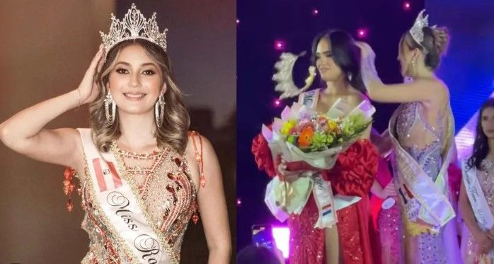 Video: Reina de belleza se niega a entregar la corona a nueva ganadora y la tachan de envidiosa