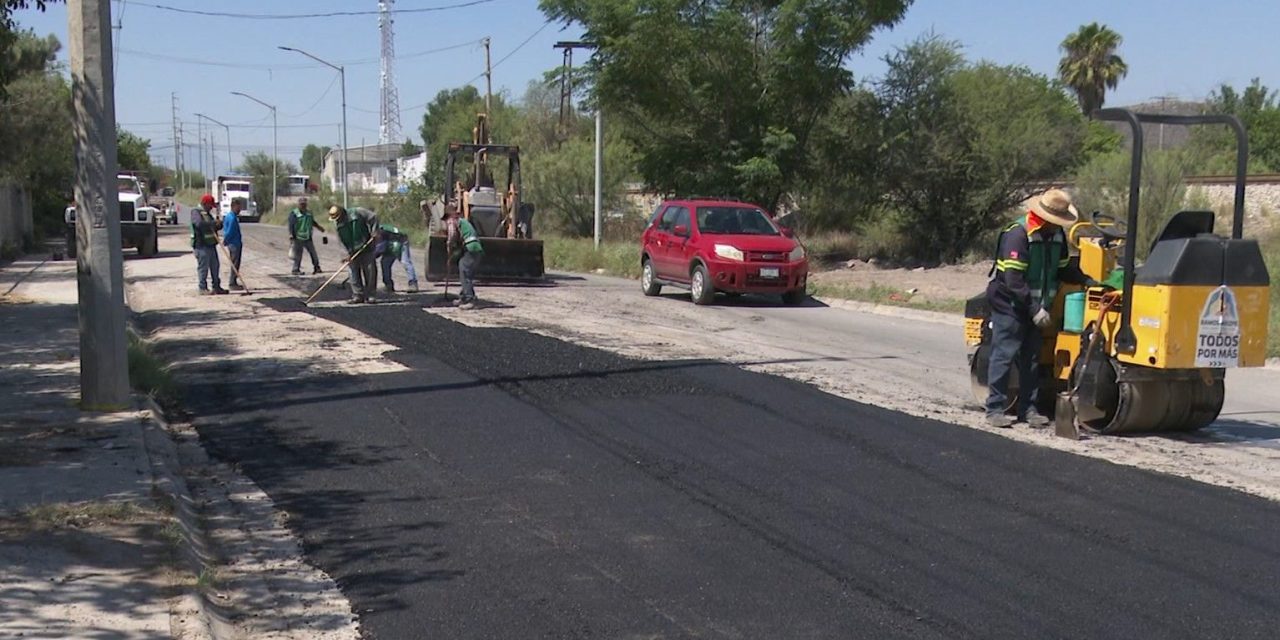 Reparan vialidades de Ramos Arizpe