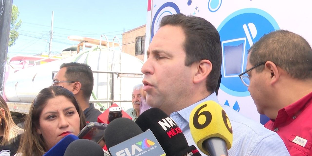 Se trabaja para garantizar el abasto en la red de distribución de agua en Saltillo