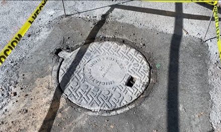 Solucionan hundimiento de alcantarilla en el fraccionamiento Nueva España
