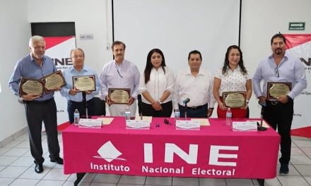 INE reconoce a las 102 organizaciones que participaron en la promoción del voto