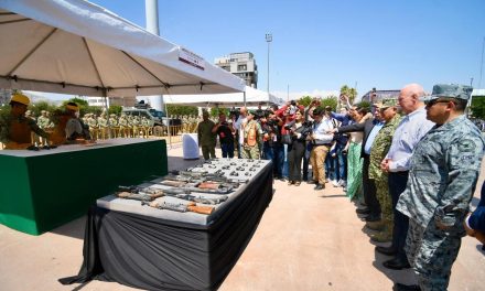 Realizan ceremonia de destrucción de armas de fuego en Torreón