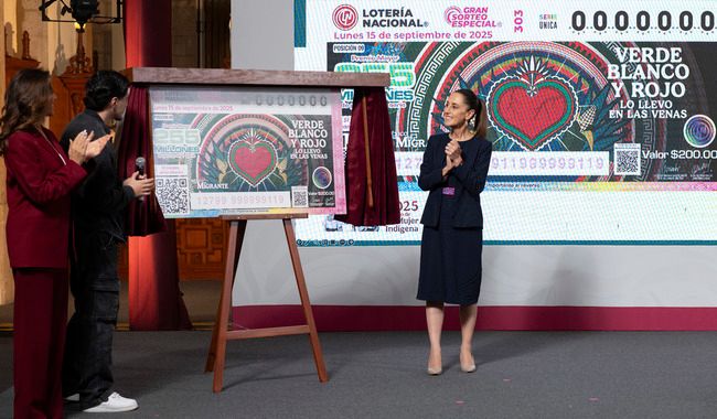 Lotería Nacional apoyará a migrantes mexicanos en Estados Unidos