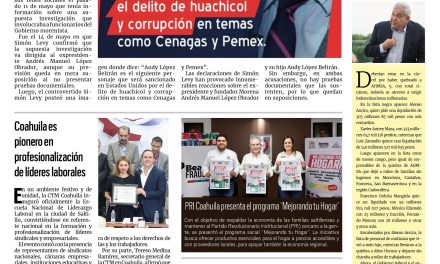 Portada RCG Media [7 de julio de 2025] AMLO y Andy investigados por huachicol; Coahuila es pionero en profesionalización de líderes laborales y más…