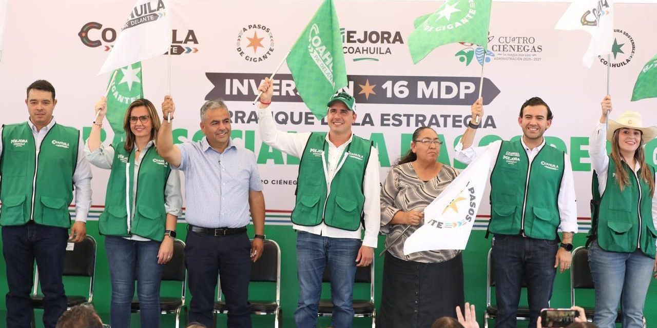 Manolo Jiménez mantiene grandes obras para todo el estado