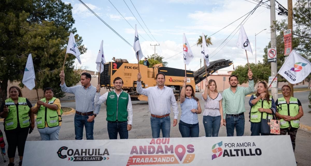 Continúa Javier Díaz trabajos de recarpeteo
