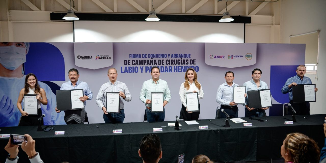 Inicia DIF Saltillo Campaña de Cirugías de Labio y Paladar Hendido