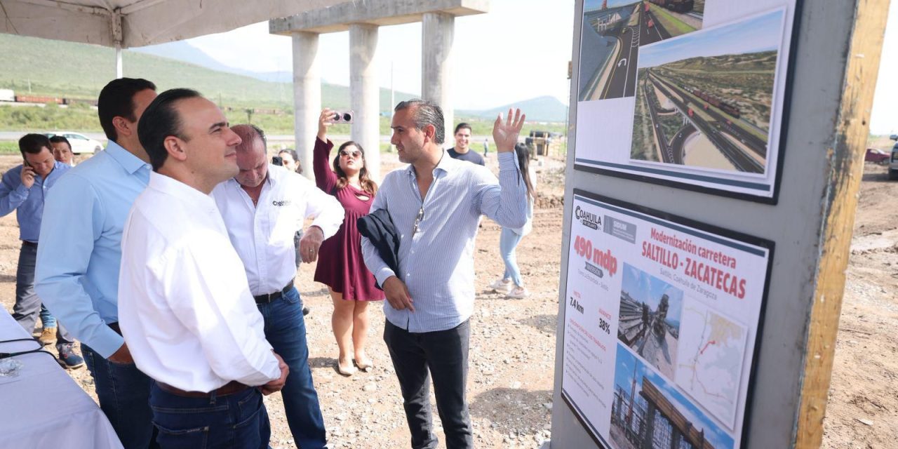 Avanzan las obras de infraestructura en Coahuila