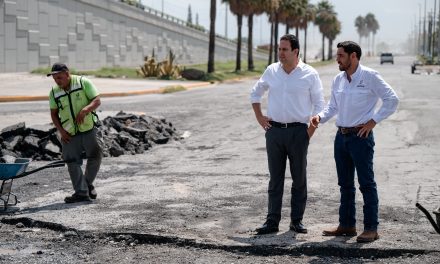 Javier Díaz supervisa labores de rehabilitación en todo Saltillo