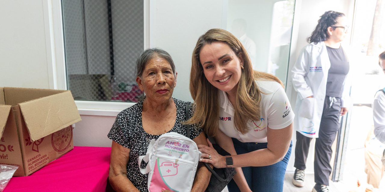 Amor en Movimiento brinda servicios de salud a más de 2 mil saltillenses