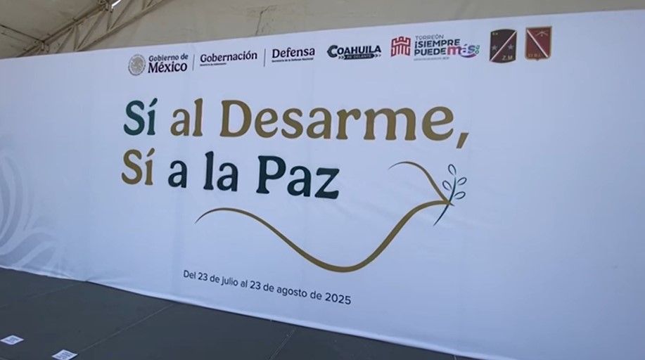 El alcalde de Torreón arranca campaña de canje de armas