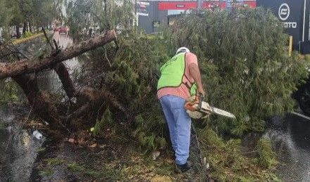 Varias viviendas semidestruidas como consecuencia de las lluvias