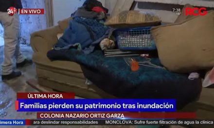 Familias pierden su patrimonio tras inundaciones en la colonia Nazario Ortiz Garza