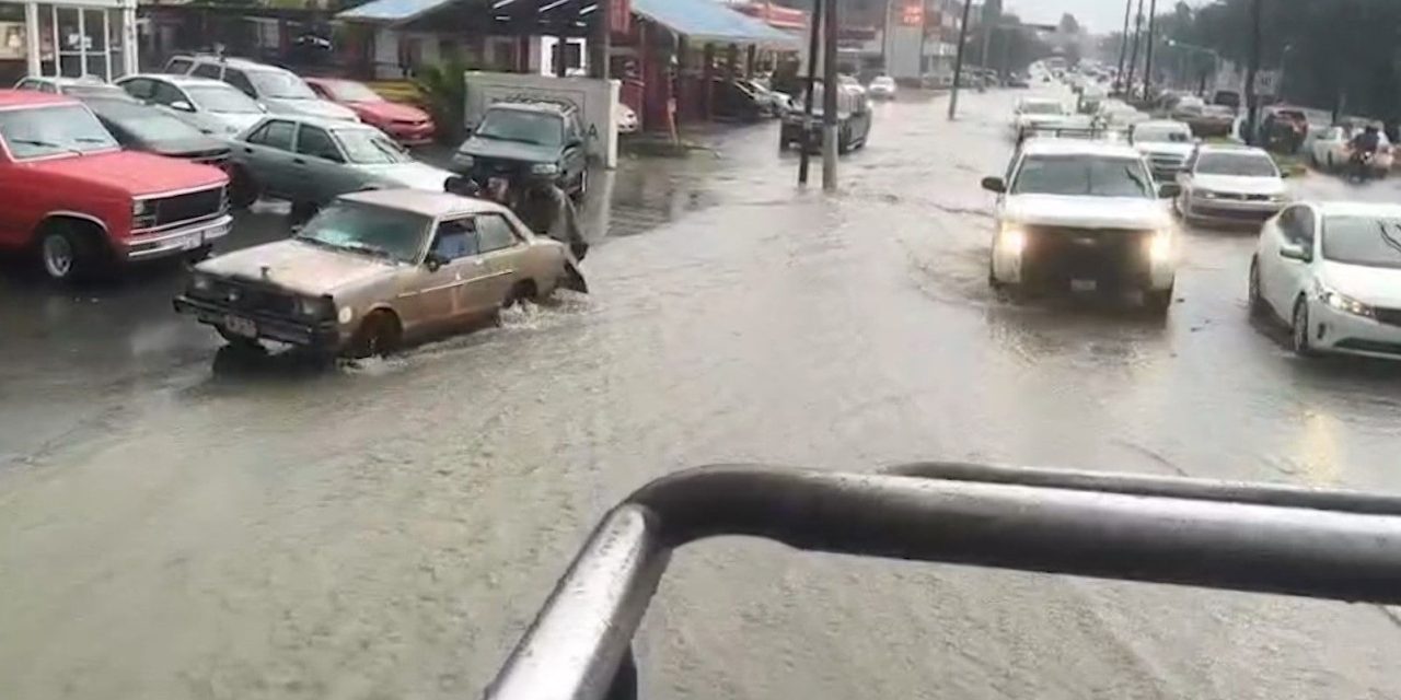 Nuevamente saldo blanco por lluvias de este domingo en Saltillo