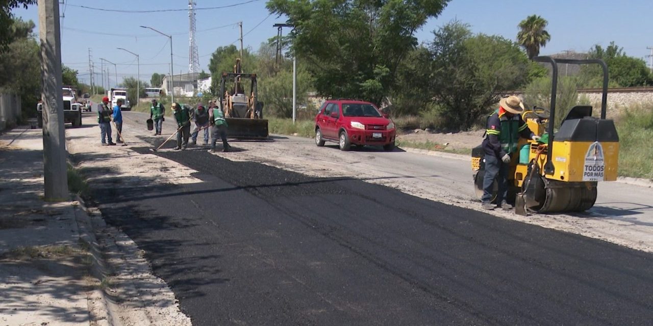 Se avanza en bacheo en Ramos Arizpe
