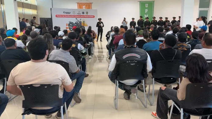 Brindan curso de seguridad para motociclistas de Frontera