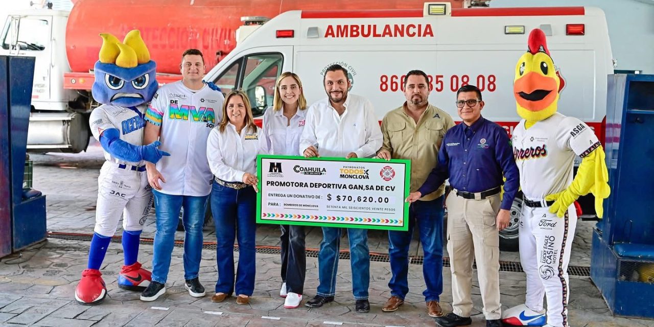 Carlos Villarreal entregó a Bomberos cheque del ‘Juego Con Causa’
