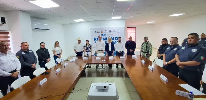 Laura Jiménez encabeza reunión de seguridad regional