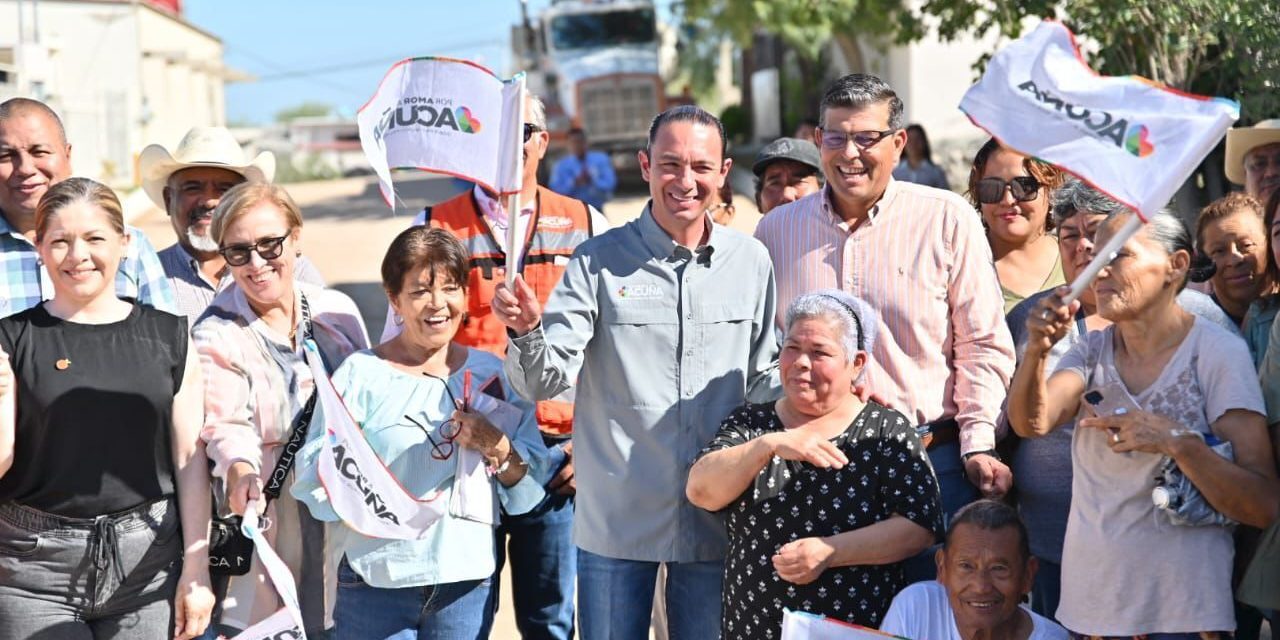 Emilio de Hoyos inicia nuevas obras de pavimentación