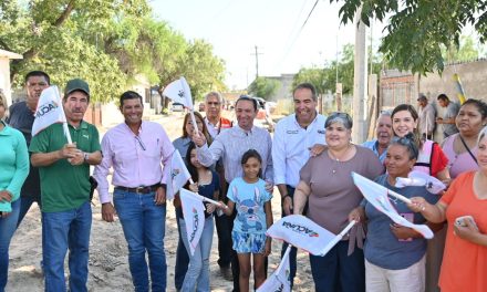 Avanzan trabajos de pavimentación en Acuña