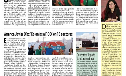Portada RCG Media [17 de agosto de 2025] Coahuila, entre los mejores indicadores nacionales: INEGI; Preservan tradición gastronómica con el primer Lechón Fest y más…