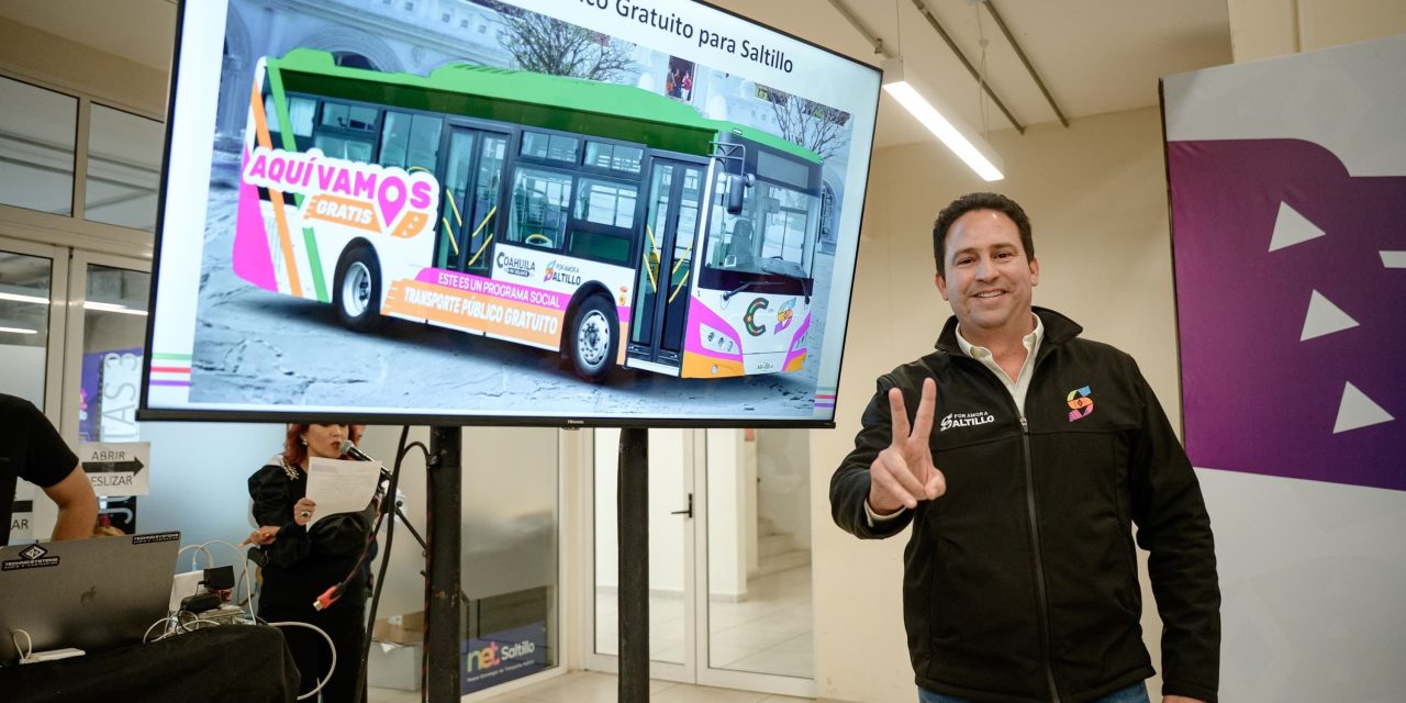 Avanza conforme a lo planeado proyecto ‘Aquí Vamos Gratis’