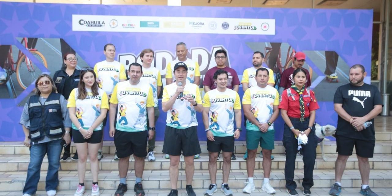 Realizan Rodada por la Juventud en Coahuila