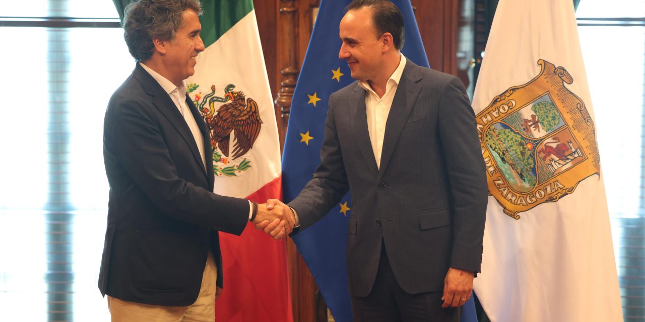 Fortalece Coahuila relaciones con la Unión Europea: Manolo