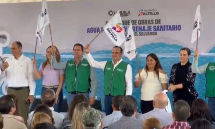 Inicia Manolo Jiménez obras en la colonia El Salvador
