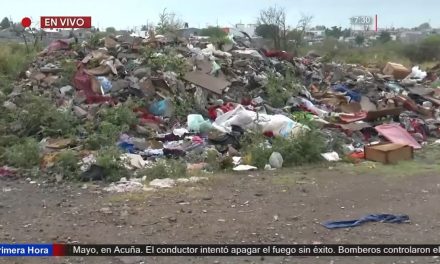 Saltillo: Convierten arroyo de la colonia Zaragoza en basurero