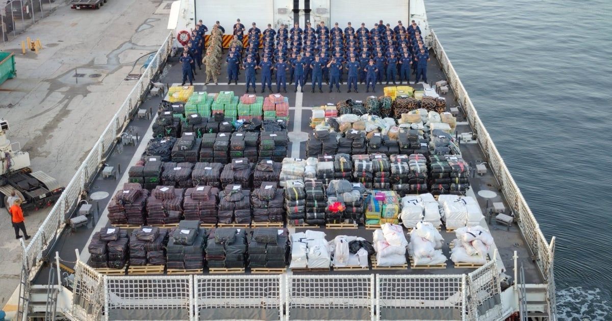 EE. UU. realiza incautación histórica de drogas cerca de costas mexicanas