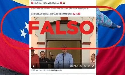 Maduro no retó a Trump;  la grabación viral es editada y es del 2024