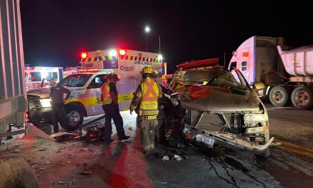 Fatal accidente en Libramiento Norponiente deja una mujer sin vida y cuatro lesionados, entre ellos tres menores
