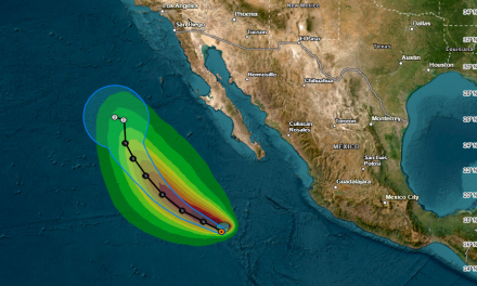 Se forma la tormenta tropical Juliette frente a las costas de Baja California Sur