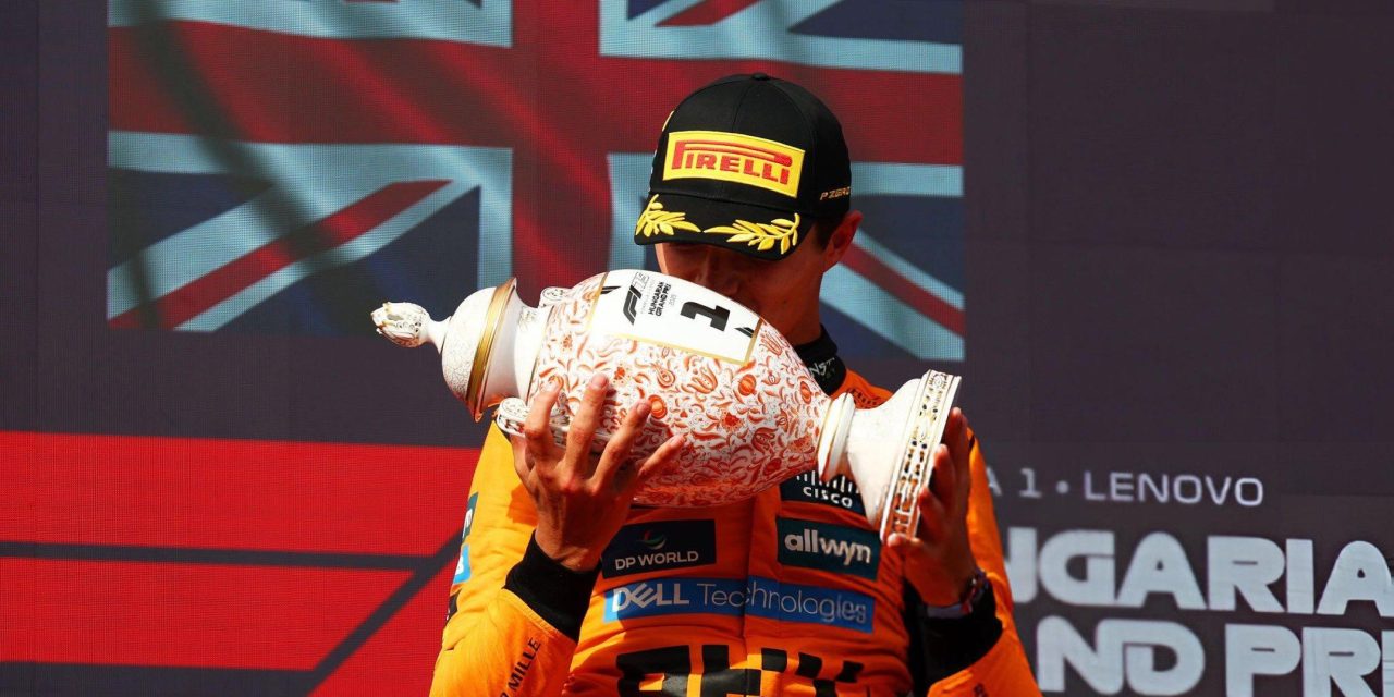 Lando Norris conquista el Gran Premio de Hungría