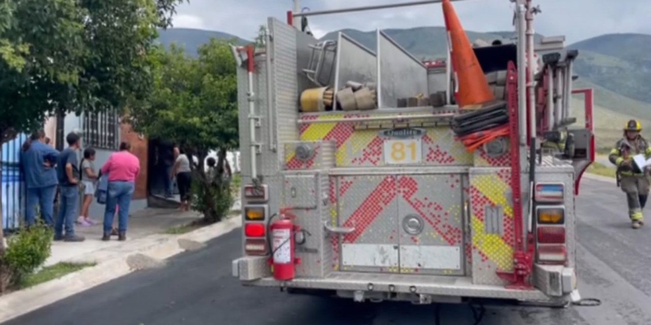 Mujer resulta con quemaduras tras flamazo en Saltillo