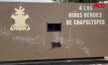 Saltillo: Vandalizan el monumento a los Niños Héroes