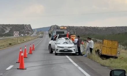 Accidente en la autopista Saltillo-Torreón deja una persona sin vida y provoca cierre vial