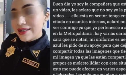 Policía desmiente ser la mujer que aparece en el video viral cometiendo actos sexuales en patrulla de la CDMX