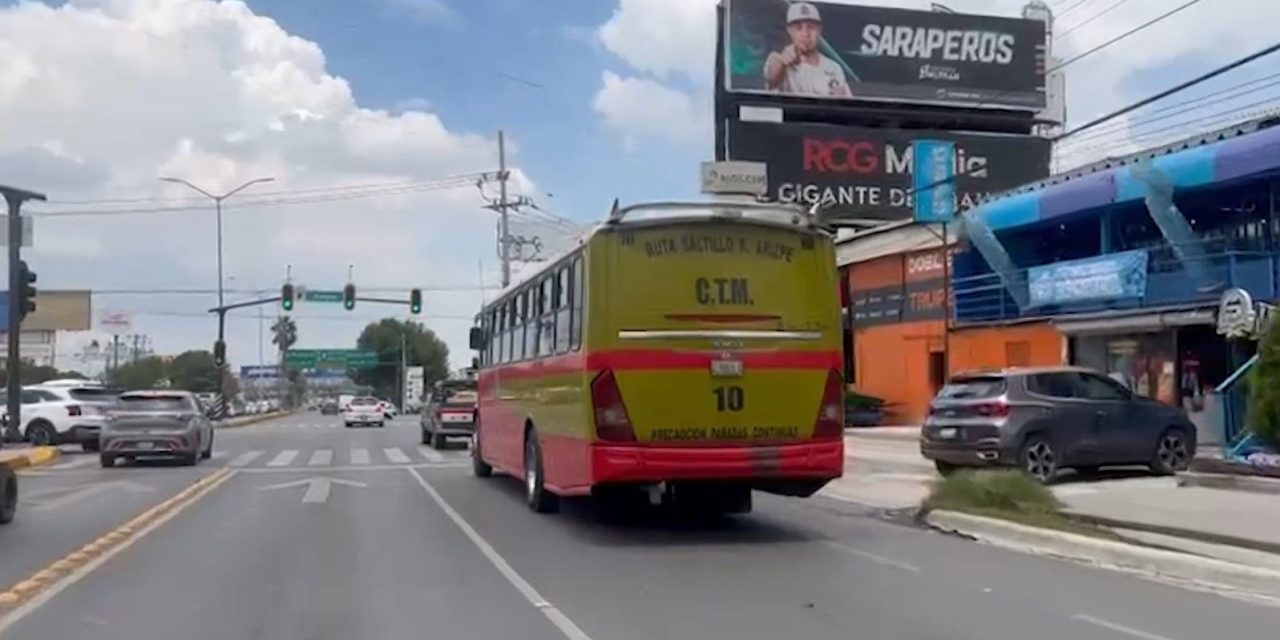 Precario el transporte intermunicipal