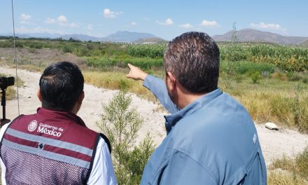 Tomás Gutiérrez supervisa lugares donde quedaría el paradero del tren suburbano entre Saltillo y Ramos