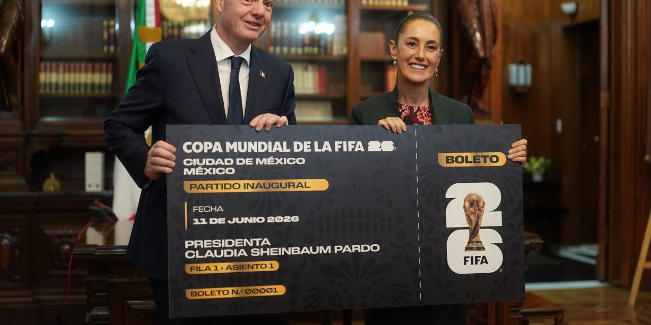 Claudia Sheinbaum considera rifar boleto para el Mundial 2026