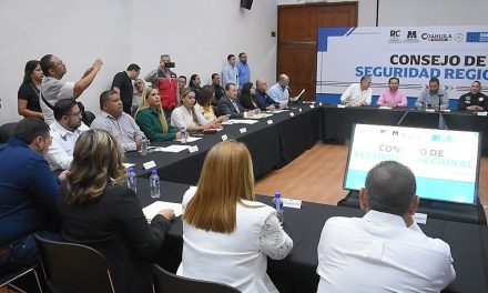 Se reúne concejo regional de seguridad en Monclova