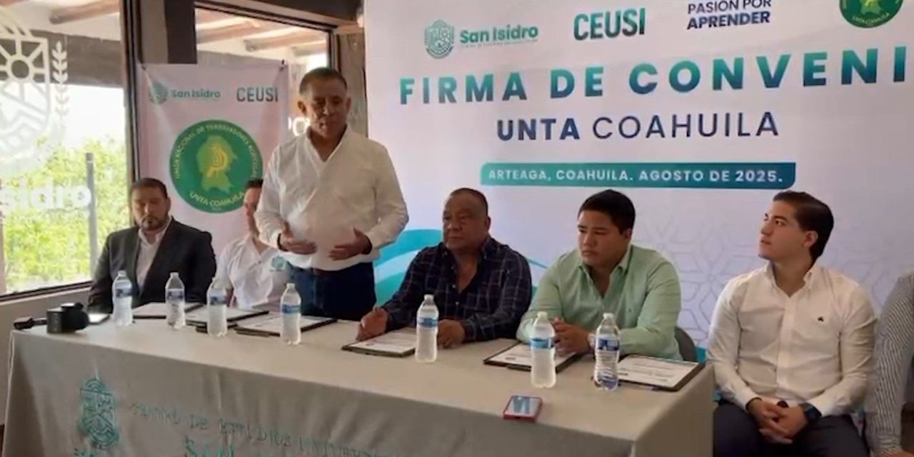 Firman convenio de colaboración Unta y CEUSI
