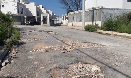 Vecinos de Lomas de Lourdes molestos debido al deterioro de las vialidades