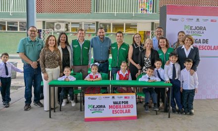 Manolo Jiménez y Carlos Villarreal arrancan obras educativas por 31 mdp